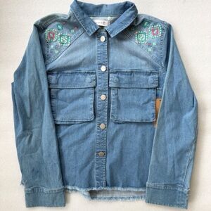 Billy T Daydreaming Denim Embroidered Jacket